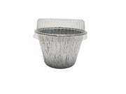 Plastic Lid for 7 oz. Disposable Aluminum Foil Dessert Cup   #PL-1210 Aikou