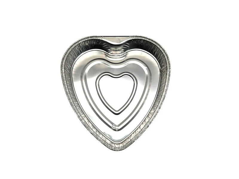 Disposable Aluminum Foil Heart Shaped Cake Pan   #339NL HFA Inc. -- Handi-foil of America