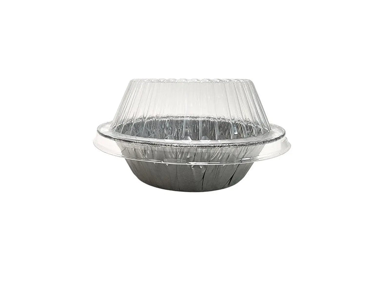 5¾" Pot Pie Pan with Plastic Dome Lid   #4007P HFA Inc. -- Handi-foil of America