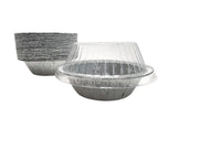 5¾" Pot Pie Pan with Plastic Dome Lid   #4007P HFA Inc. -- Handi-foil of America