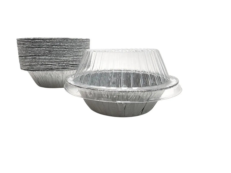 5¾" Pot Pie Pan with Plastic Dome Lid   #4007P HFA Inc. -- Handi-foil of America