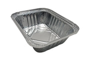 Disposable Aluminum Foil 1 lb. Oblong Carryout Pan  #220NL Western Plastics