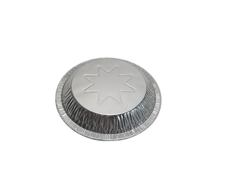 8" Disposable Aluminum Foil Pie Pan - Medium Depth  #850 D&W Fine Pack