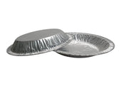 8" Disposable Aluminum Foil Pie Pan - Medium Depth  #850 D&W Fine Pack