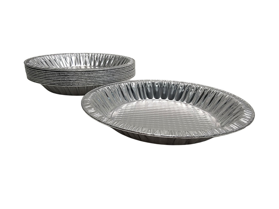 9" Quilted Disposable Aluminum Foil Pie Pan #11928