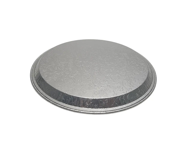 12" Catering Foil Tray with High Dome Lid - Pack of 25  #12P Western Plastics