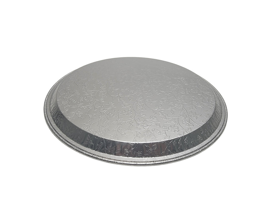 12" Catering Foil Tray with High Dome Lid - Pack of 25  #12P