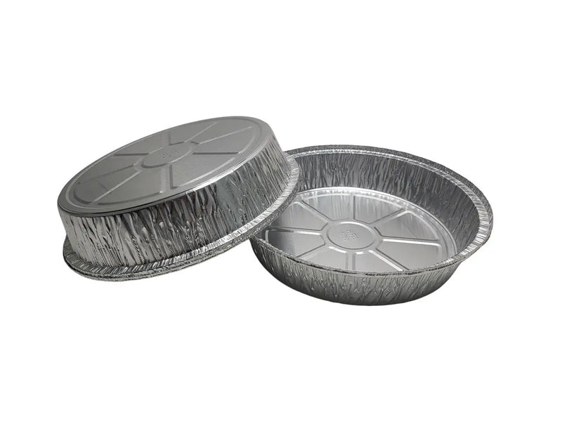 10" Round Carryout  Container with Plastic Lid   #260P HFA Inc. -- Handi-foil of America