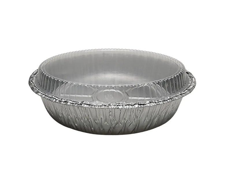 10" Round Carryout  Container with Plastic Lid   #260P HFA Inc. -- Handi-foil of America