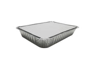 1½ lb. Shallow Carryout Foil Pan with Board Lid  #230L Durable Packaging