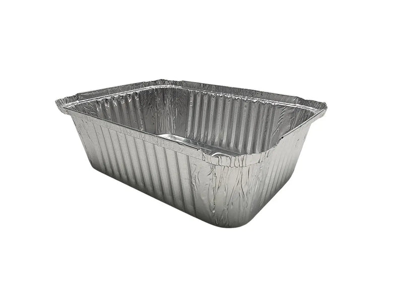 5 lb. Foil Carryout Pan with Board Lid   #255-45 Durable Packaging