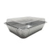 2¼ lb. Disposable Heavy Foil Carryout Pan with Plastic Lid   #6421P KitchenDance