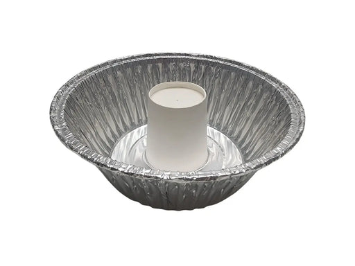 8" Angel-Food Cake Foil Pan with Plastic Lid  #4060 D&W Fine Pack