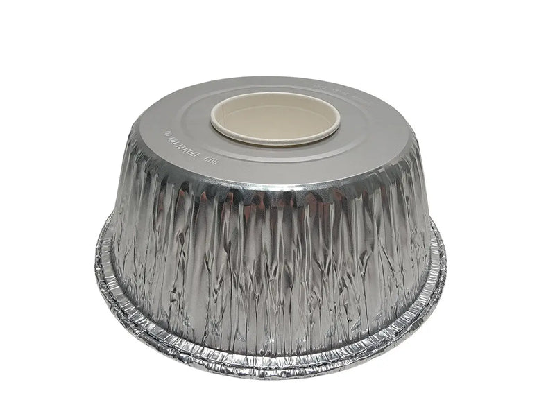 8" Angel-Food Cake Foil Pan with Plastic Lid  #4060 D&W Fine Pack