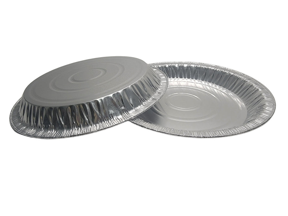 10" Medium Depth Disposable Aluminum Pie Pan- #1041