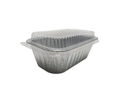 D & W Fine Pack  Aluminum Foil 1 lb. Mini Loaf Pan with Dome Lid#15430P D&W Fine Pack