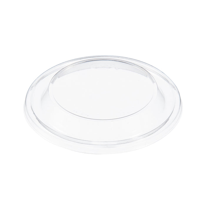 20 oz. OPS Plastic Non-Vented Clear Dome Lid - Sleeve of 100 - #20DLCR