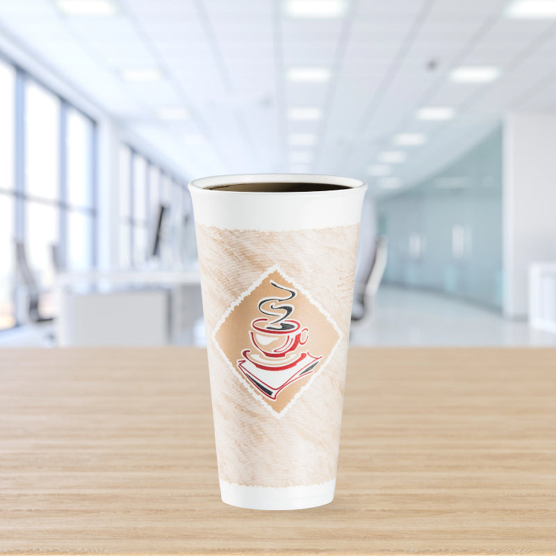 Café G® Red 20 oz. EPS Foam Cup - Sleeve of 20 - #20X16G