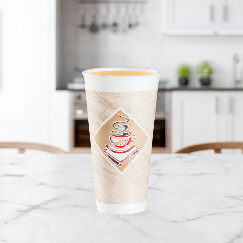 Café G® Red 20 oz. EPS Foam Cup - Sleeve of 20 - #20X16G