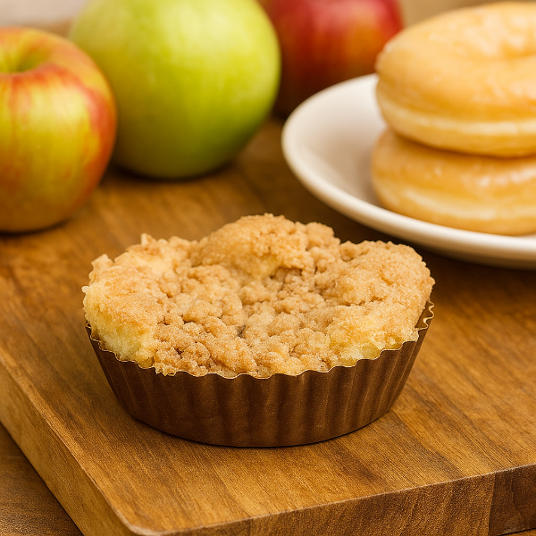 8 oz. Oven-Safe Kraft Paper Fluted Baking Cup - #21088