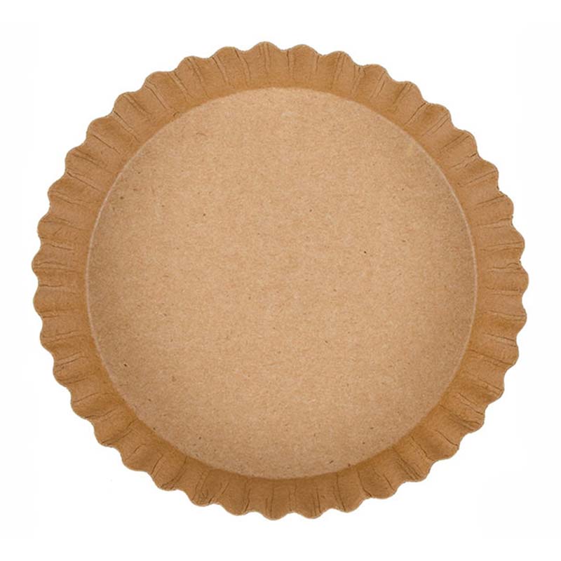 8 oz. Oven-Safe Kraft Paper Fluted Baking Cup - #21088