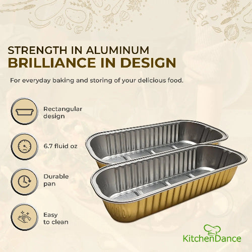 Rectangular Colored Aluminum Baking Tin - #A43NL KitchenDance
