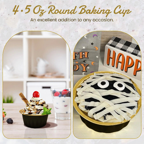 4.5 oz. Colored Aluminum Ramekin or Dessert Cup #A35NL KitchenDance