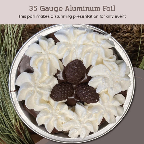 8 oz. Round Disposable Aluminum Foil Colored Dessert pan  #A8NL KitchenDance
