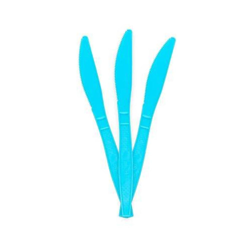 Phade® 7.1" Blue Compostable Unwrapped Knives Bulk - Case of 750 - #222674