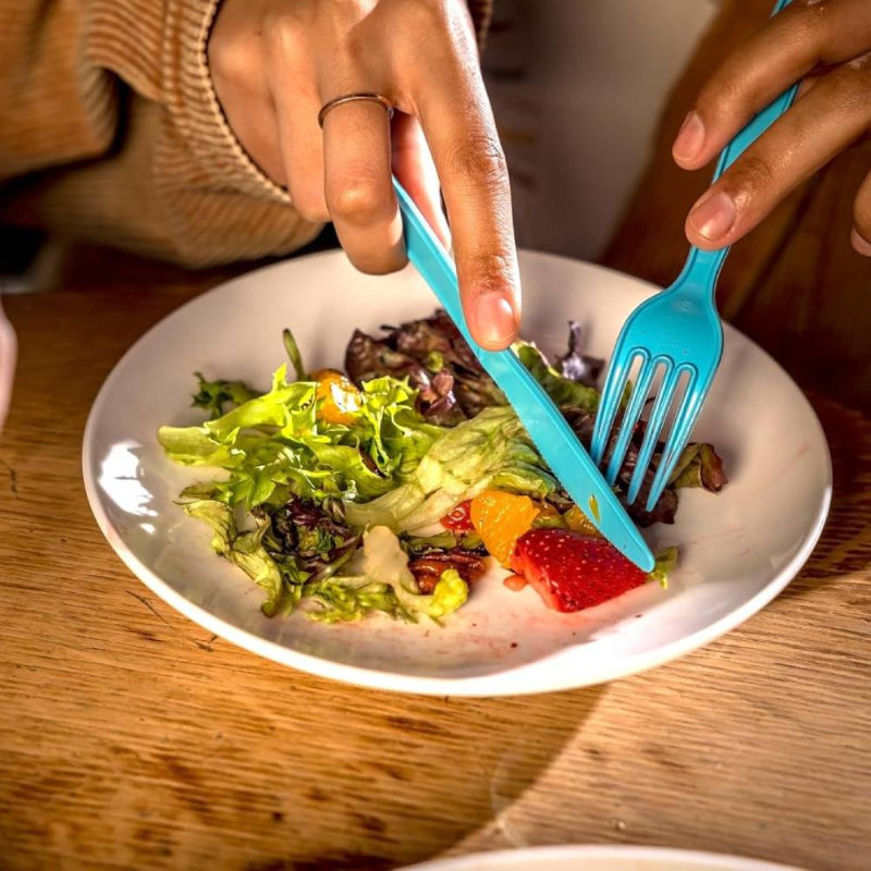 Phade® 7.1" Compostable Individually Wrapped Knives - Case of 530 - #222677