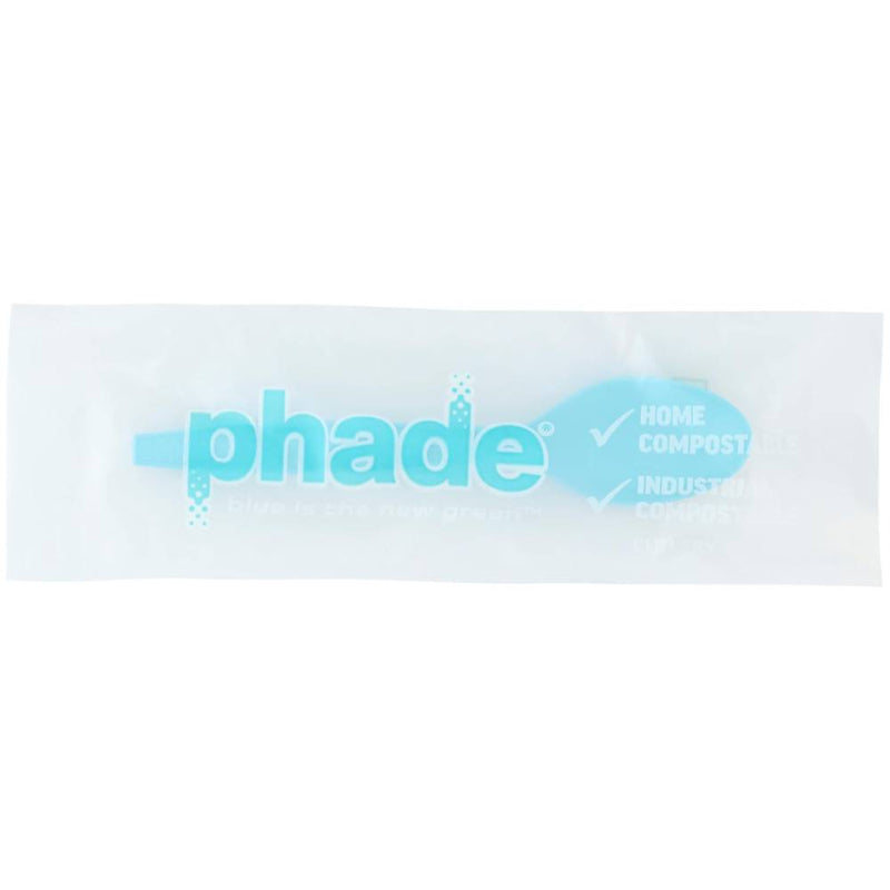 Phade® 6.1" Compostable Individually Wrapped Spoons - Case of 400 - #222678