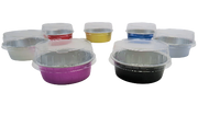 5 oz. Colored Foil Ramekins  with Plastic Lid    #A41P KitchenDance