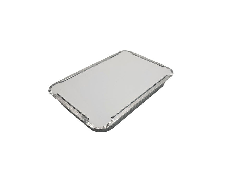 Bandeja de aluminio desechable para llevar de 4 lb con tapa de tabla n.° 240 L