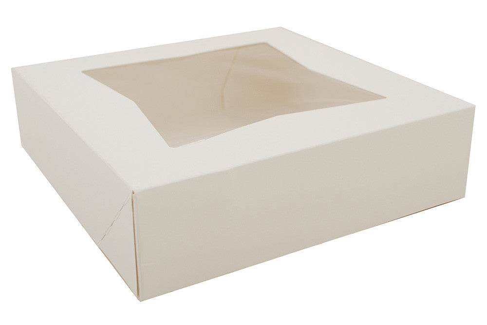 Caja para panadería con ventana automática de 10 x 10 x 2,5" de Southern Champion n.º 24233