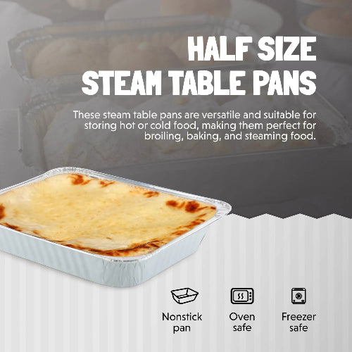 Colored Disposable Half Size Steam Table Pan -Medium  #53900 KitchenDance