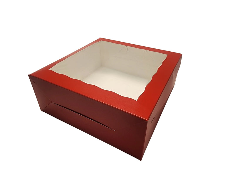 10 x 10 x 4" Colored Lock Tab Box - Pack of 10  #10104W BRP Box shop