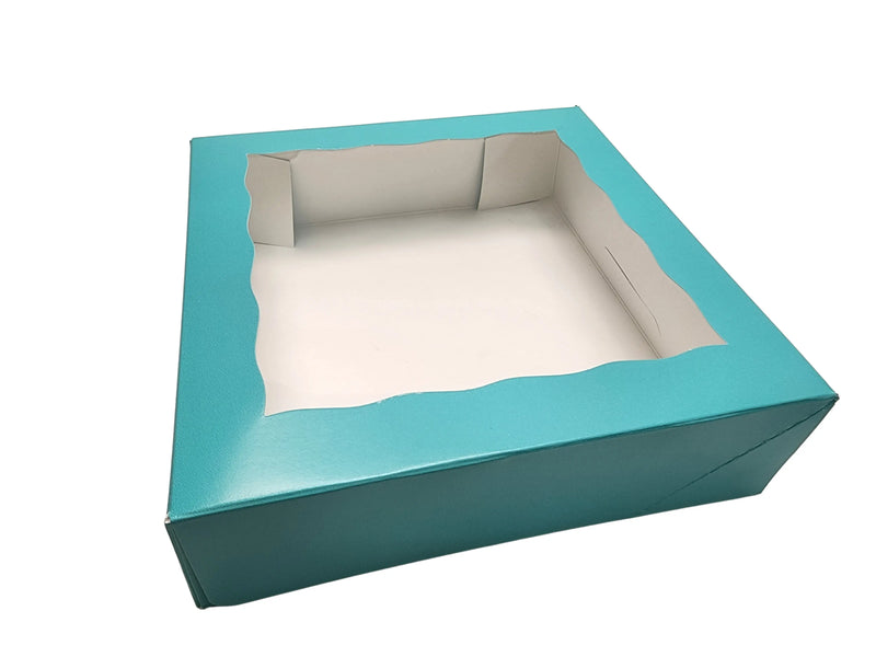10 x 10 x 4" Colored Lock Tab Box - Pack of 10  #10104W BRP Box shop