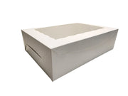 14 x 10 x 4" Colored Lock Tab Bakery Box - Pack of 10  #14104W BRP Box shop