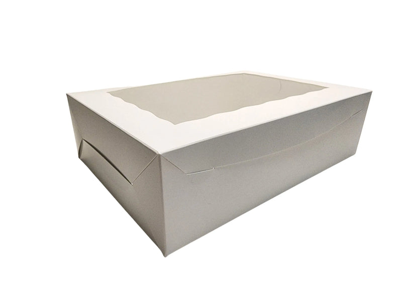 14 x 10 x 4" Colored Lock Tab Bakery Box - Pack of 10  #14104W BRP Box shop