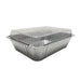 2¼ lb. Disposable Heavy Foil Carryout Pan with Plastic Lid   #6421P KitchenDance