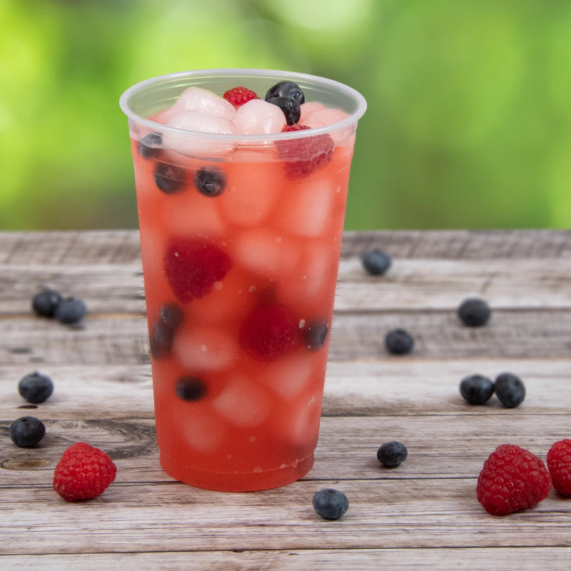 Dart 24 oz. PP Plastic Clear Cold Cup - Sleeve of 50 - #24PX