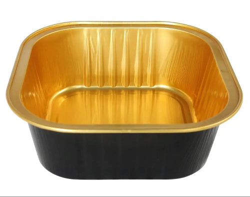 11 oz Colored Square Aluminum Foil Dessert Pans - #A24NL KitchenDance