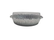 7" Carryout Foil Container with Plastic Lid   #270P HFA Inc. -- Handi-foil of America
