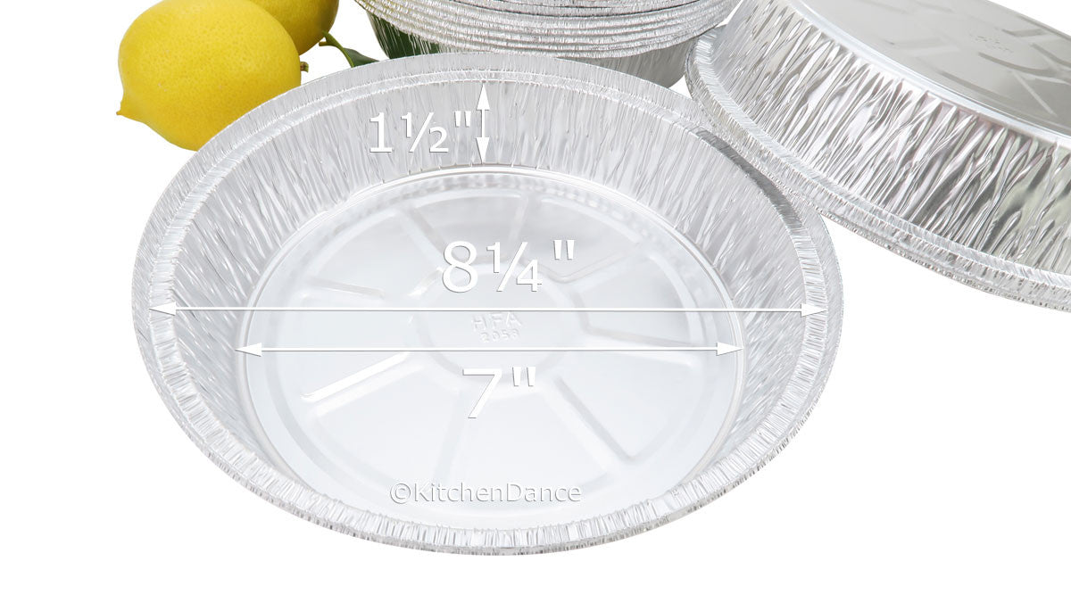 disposable aluminum foil 8" carryout pans / takeout pans, baking pans, food containers