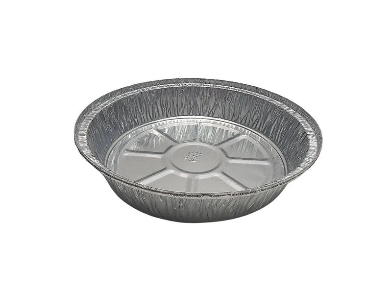 8" Round Foil Carryout Pan   #280NL Western Plastics