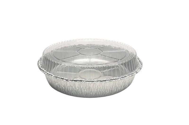 9" Round Carryout Container with Plastic Dome Lid    #290P Western Plastics
