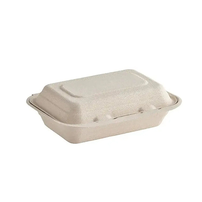 Dart ProPlanet 9" x 6" Compostable Fiber Take-Out Container - #HC206FBR1 Dart Container