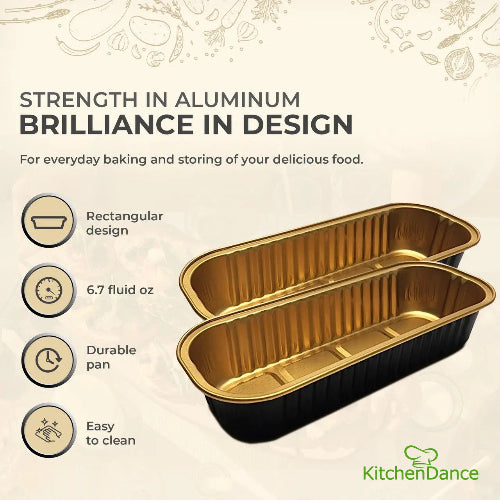 Rectangular Colored Aluminum Baking Tin - #A43NL KitchenDance
