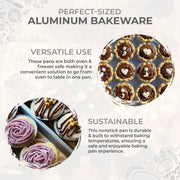 3" Disposable Small Aluminum Foil Tart Pan   #301 SAFCA -- Superior Aluminum Foil of California