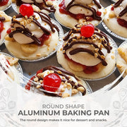 3" Disposable Small Aluminum Foil Tart Pan   #301 SAFCA -- Superior Aluminum Foil of California